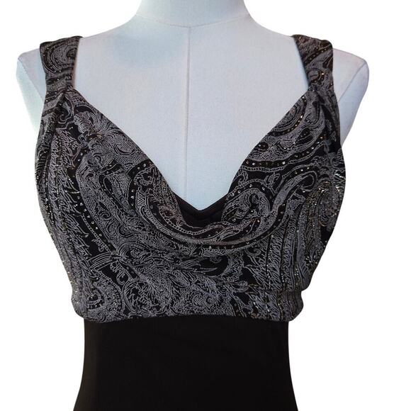 Alex Evenings VTG 90s Y2K Sparkle Fairy Babydoll Maxi Dress/ Bolero Size 10 Prom - Picture 2 of 12